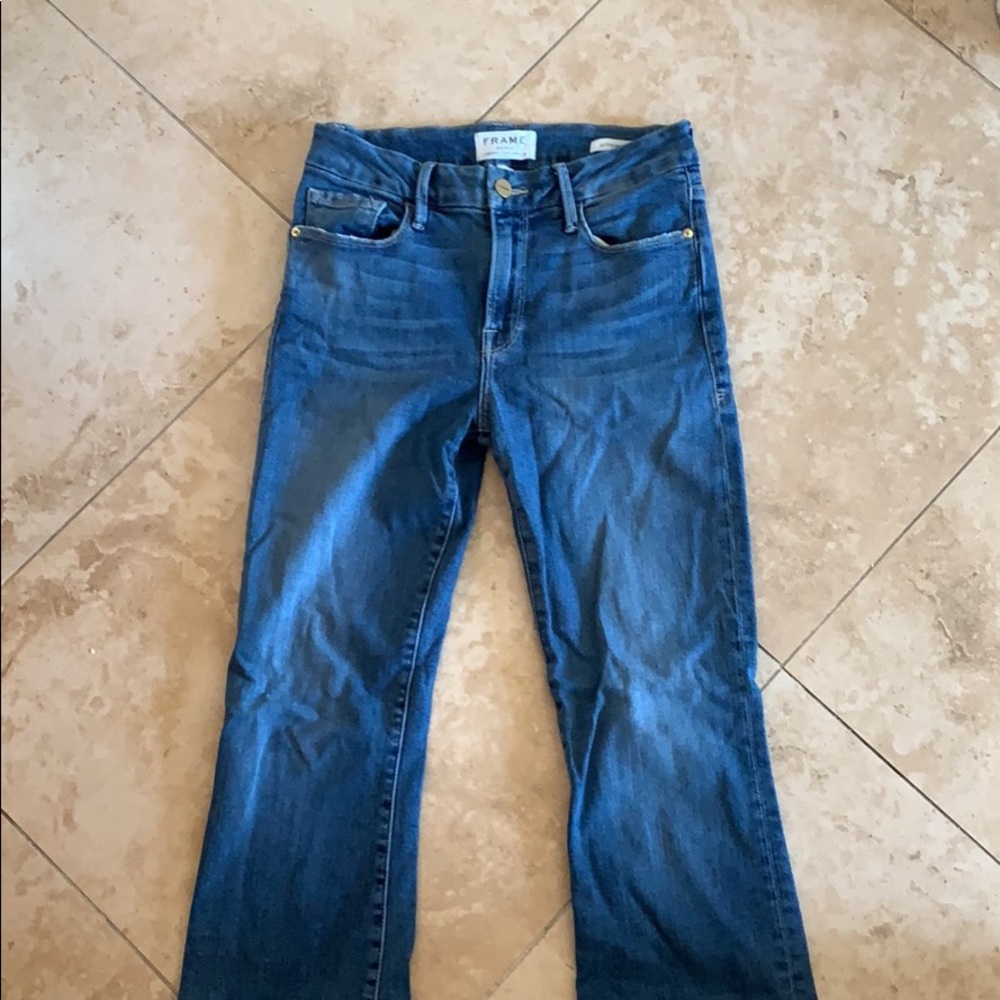 Frame Le Crop Mini Boot Jeans
